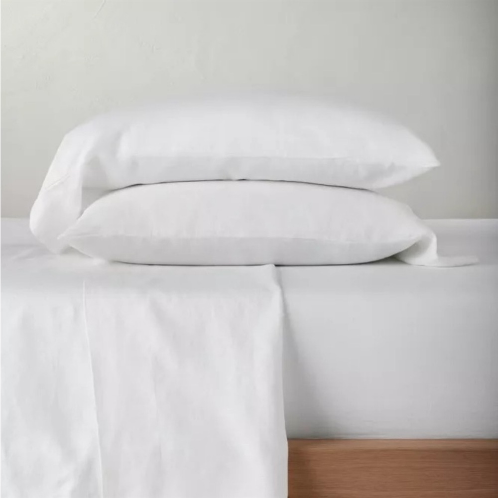 100% Washed Linen Solid Sheet Set - Casaluna™
